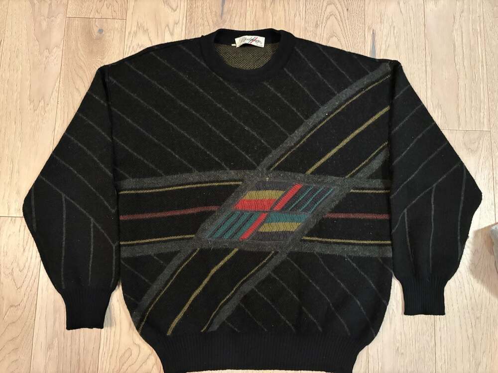Vintage Modango Geometric Pattern Knit Sweater Size L